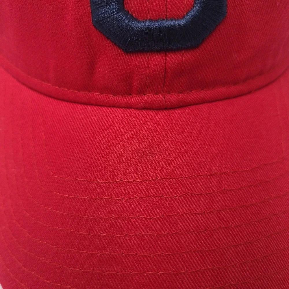 Women Cleveland Indians Hat Strapback New Era 9Forty Red Blue‎ MLB Baseball Logo